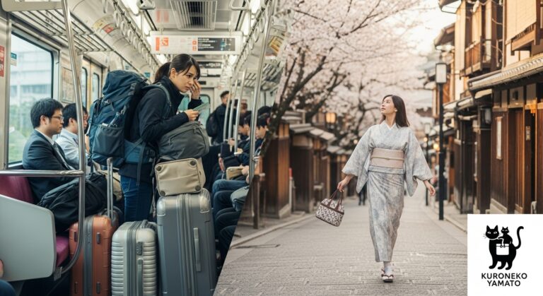 Stop Carrying Your Suitcase on the Train! The “Magic Hack” for Hands-Free Travel in Japan